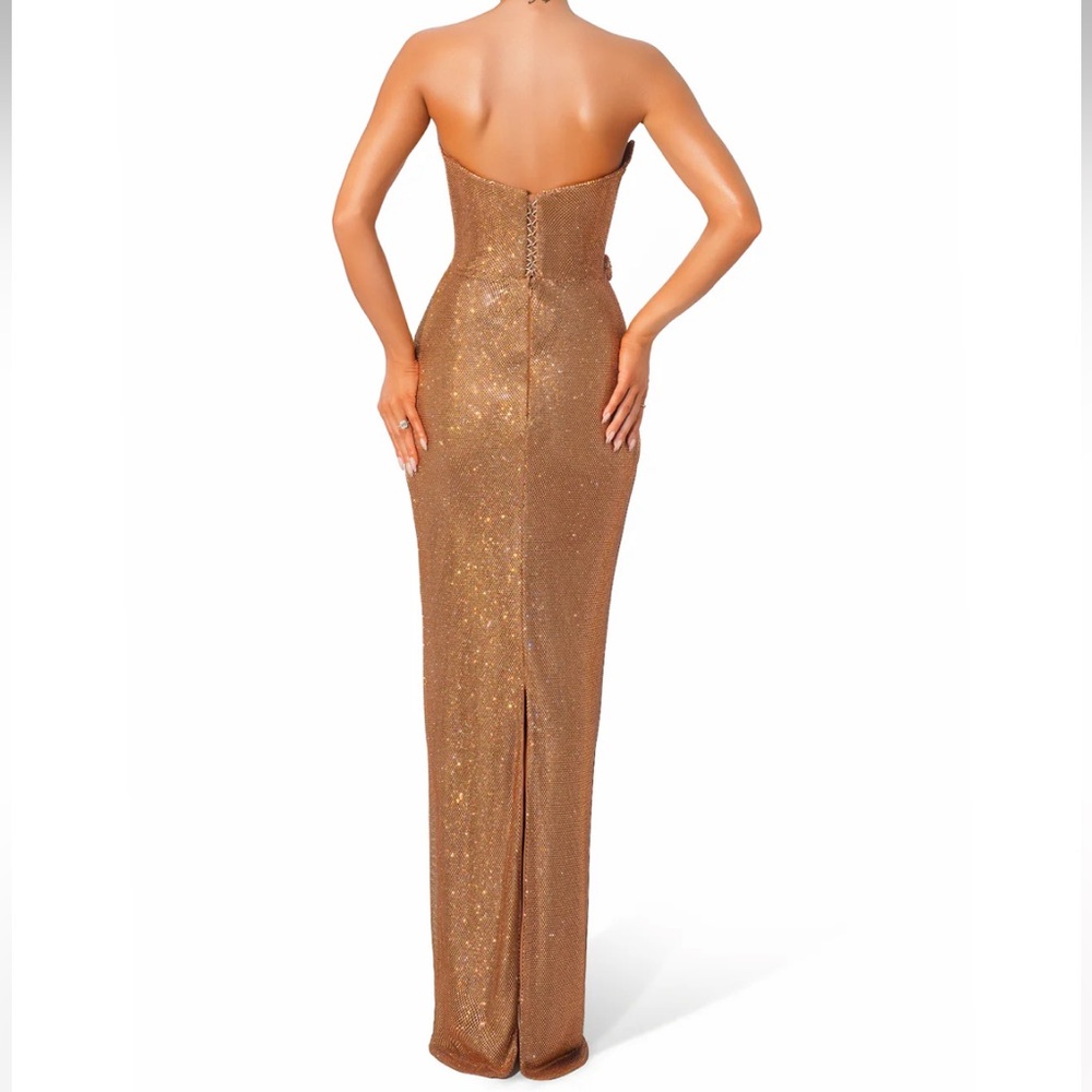 Gold Couture Gown - Picture 2 of 7